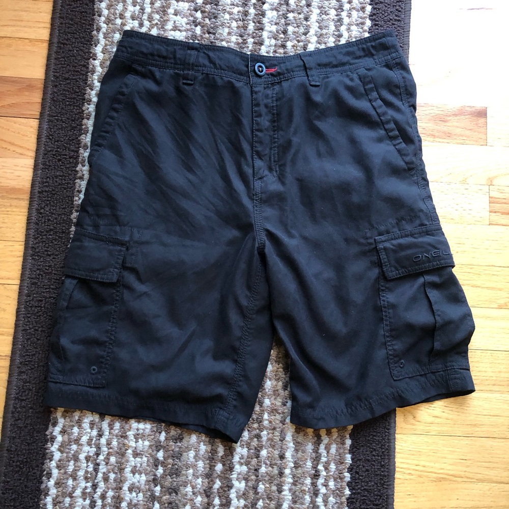 O'Neill/Dante Howard Men's Black Cargo Shorts with Side Pockets